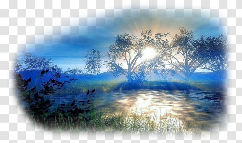 Nature Beauty Landscape - Morning - Romantic Transparent PNG