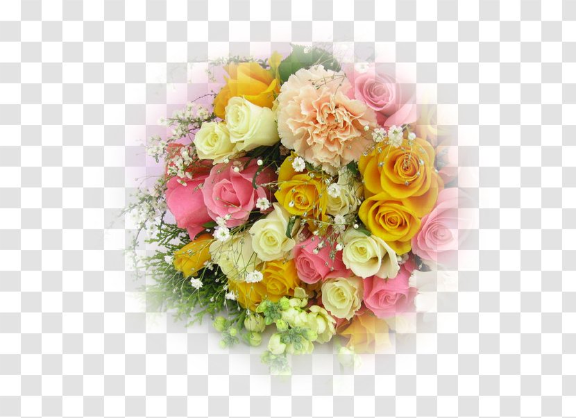 Flower Bouquet Birthday Gift Happiness - Yellow Transparent PNG