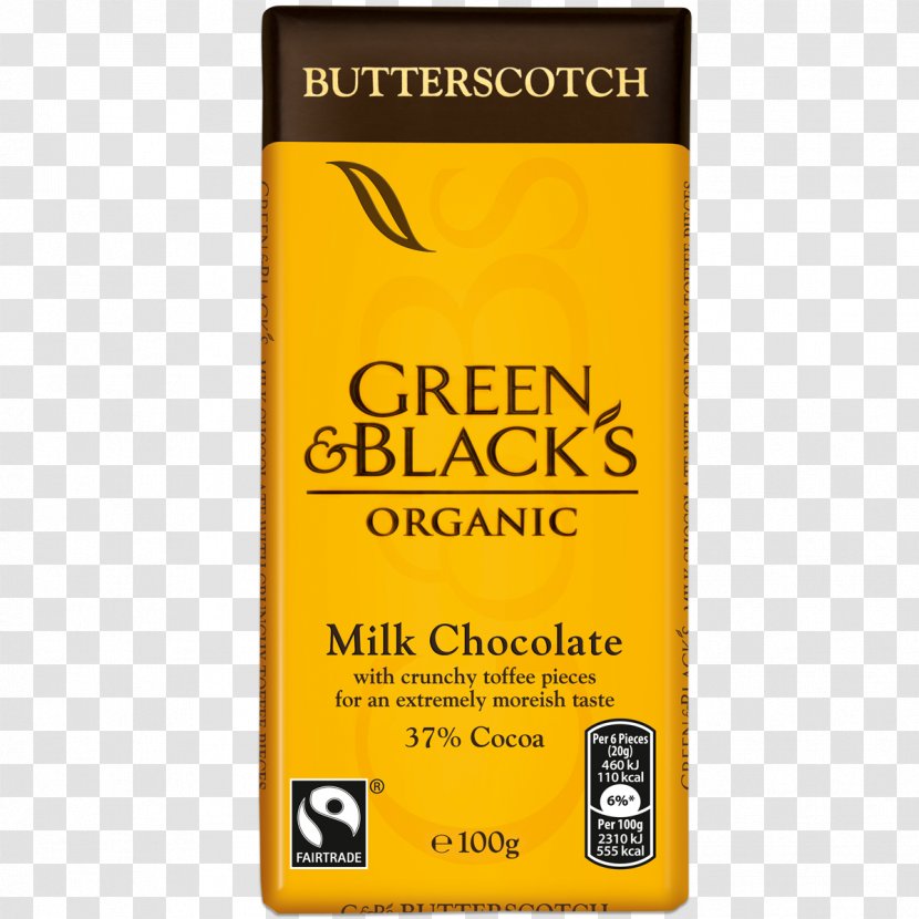 Chocolate Bar White Organic Food Green & Black's Transparent PNG
