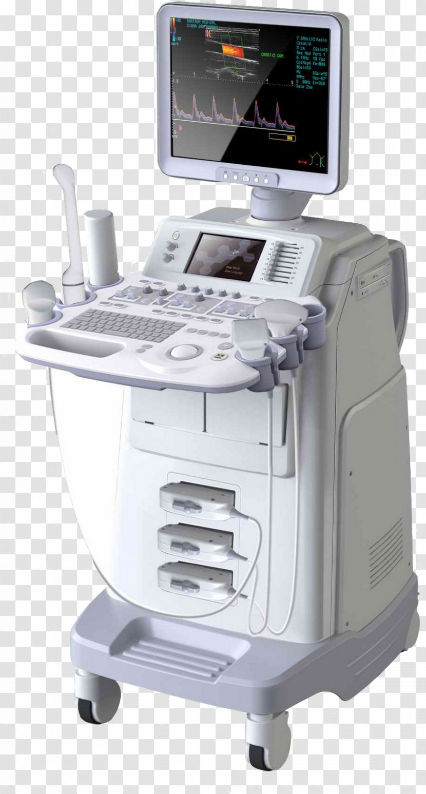 Ultrasonography 3D Ultrasound Doppler Echocardiography Medical Equipment - Office Supplies Transparent PNG