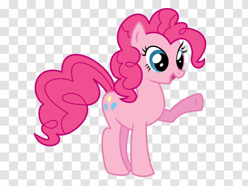 Pinkie Pie Rarity Fluttershy Applejack Twilight Sparkle - Cartoon Transparent PNG