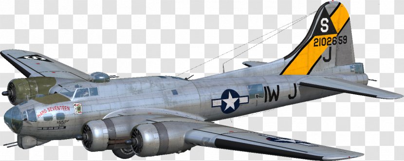 Boeing B-17 Flying Fortress Radio-controlled Aircraft Airplane Fighter - Model Transparent PNG