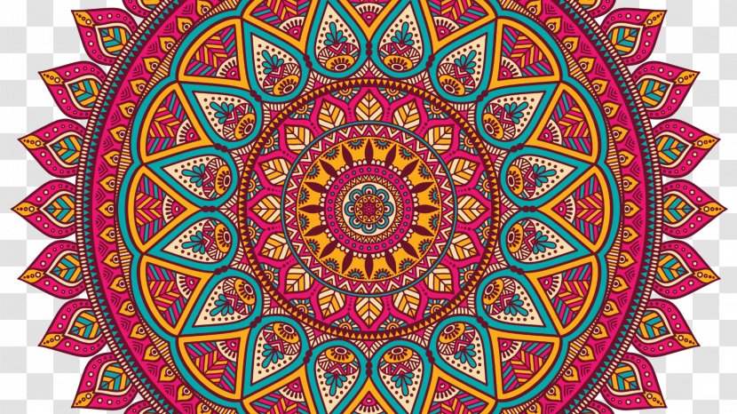 Mandala Desktop Wallpaper High-definition Television IPhone 7 - Iphone - Hollow Transparent PNG