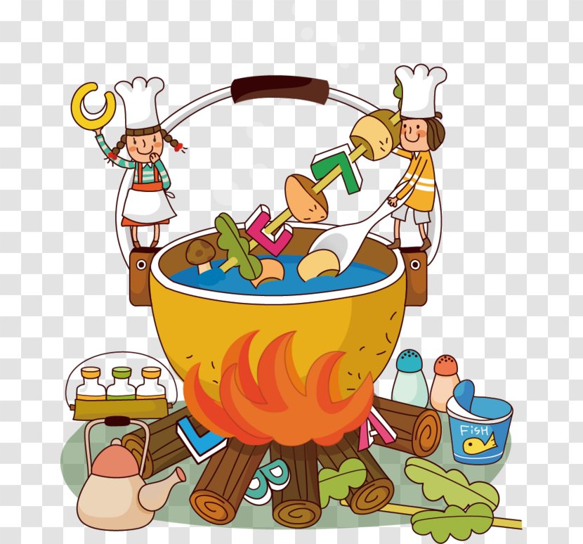 Hot Pot Food Mala Sauce Restaurant Image - Dish - Boil Cartoon Transparent PNG
