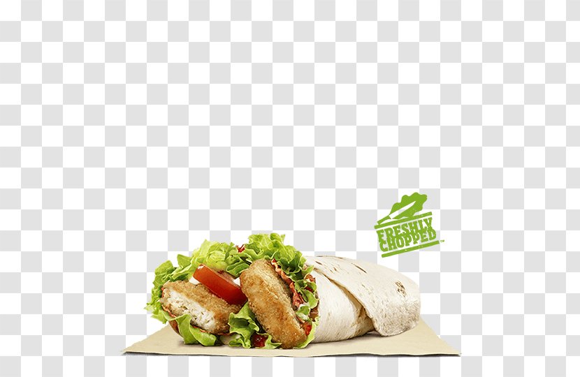 Wrap Chicken Fingers Sandwich Hamburger Crispy Fried Transparent PNG