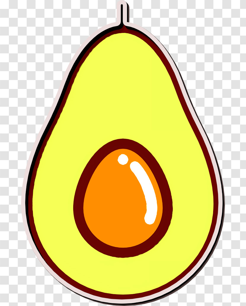 Food Icon Avocado Icon Transparent PNG