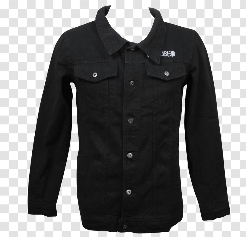Long-sleeved T-shirt Hoodie Polo Shirt - Black Transparent PNG