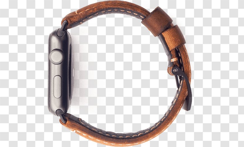Watch Bands Nomad Leather Strap For 42mm Apple - Clock Transparent PNG