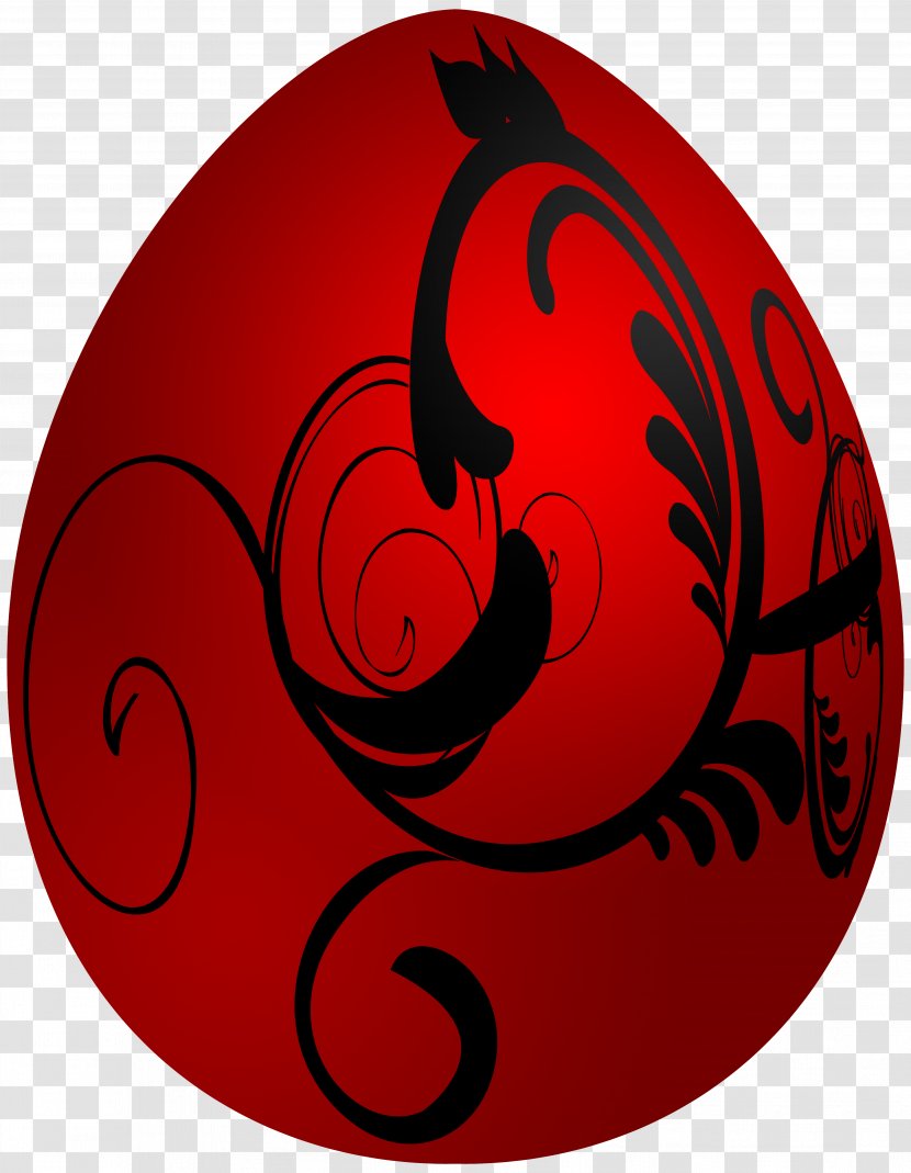 Red Easter Egg Christmas Surprises Eggs Clip Art - Decorative Transparent PNG