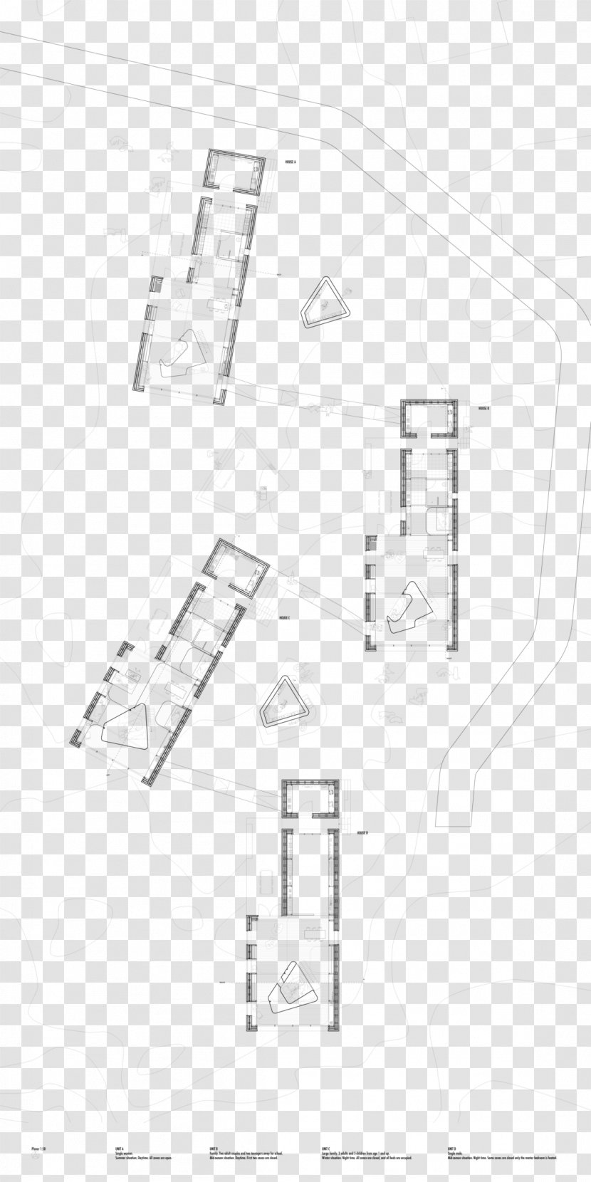 Floor Plan Architecture House Sketch Product - Cartoon - Graduation Season Element Transparent PNG