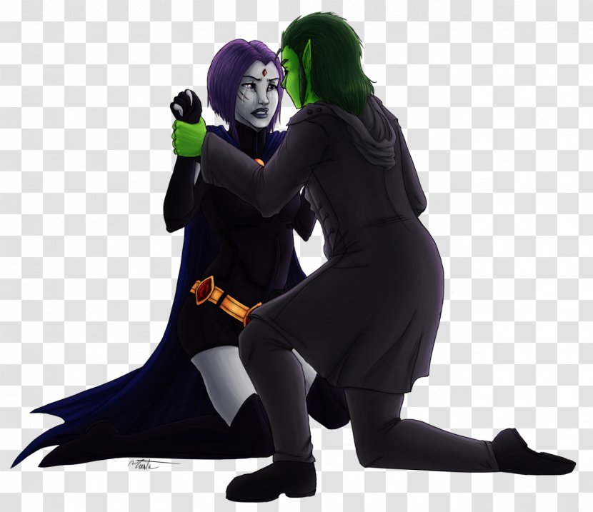 Raven Beast Boy Fan Art Teen Titans - Character - Guilt Transparent PNG