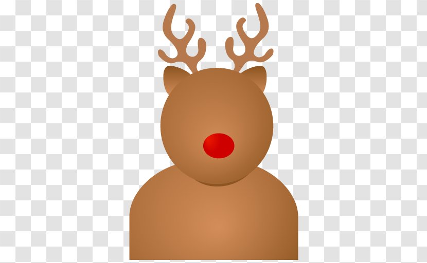 Vertebrate Reindeer Snout Nose - Rudolf Transparent PNG