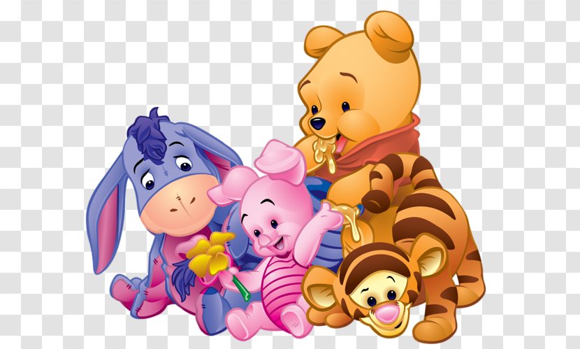 Winnie-the-Pooh Eeyore Piglet Tigger Infant - Flower - Winnie The Pooh Transparent PNG