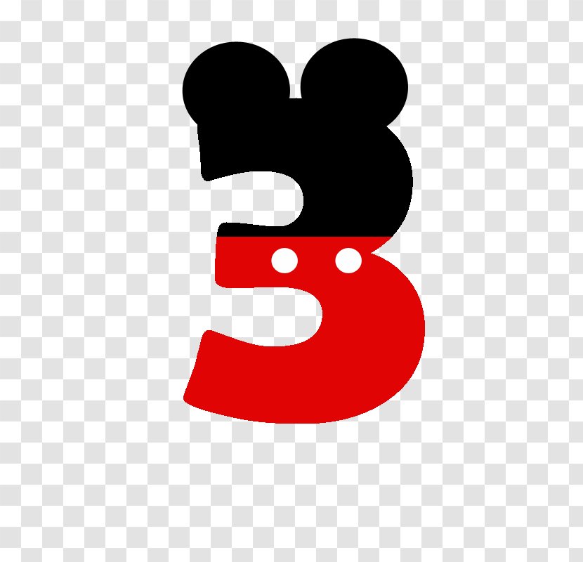 Mickey Mouse Minnie Number YouTube - Personal Identification Transparent PNG