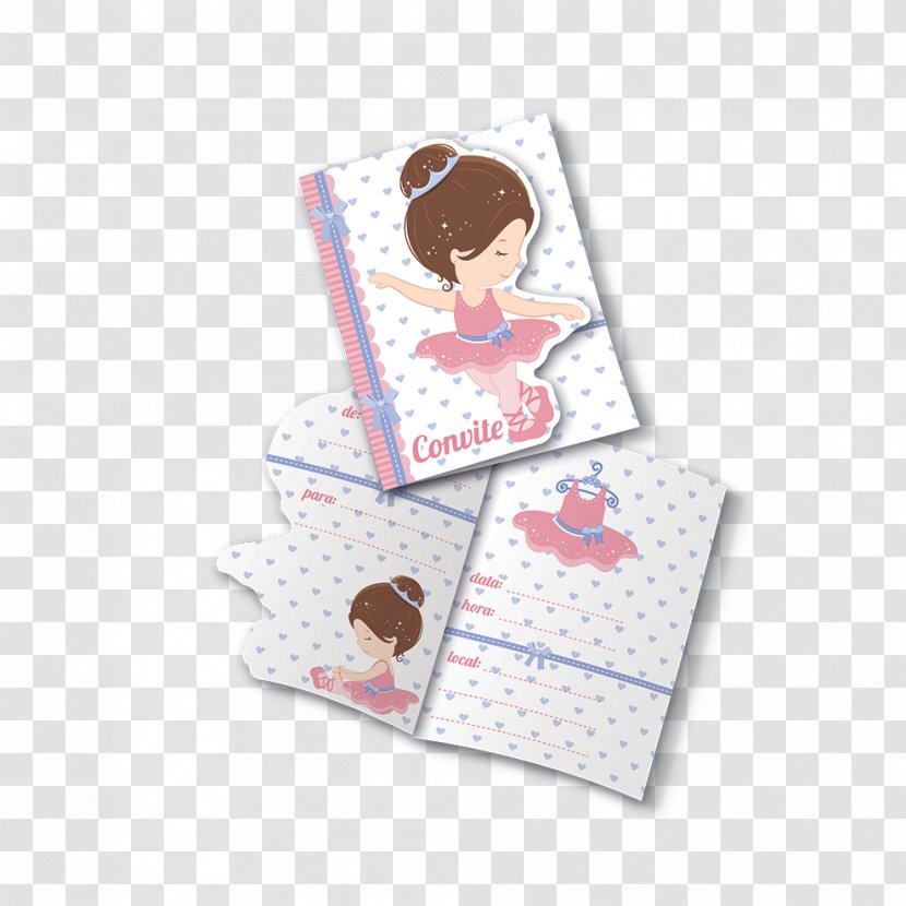 Party Convite Ballet Birthday Paper - Cup Transparent PNG