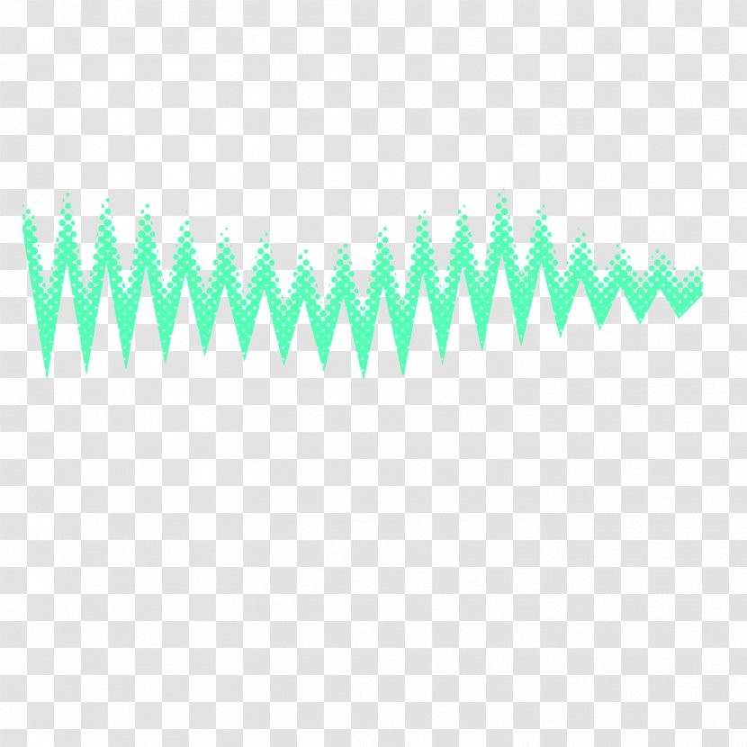 Light Green Euclidean Vector Wave - Watercolor - Sound Material Transparent PNG