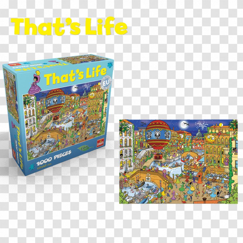 Jigsaw Puzzles That's Life Game Toy - Plastic Transparent PNG