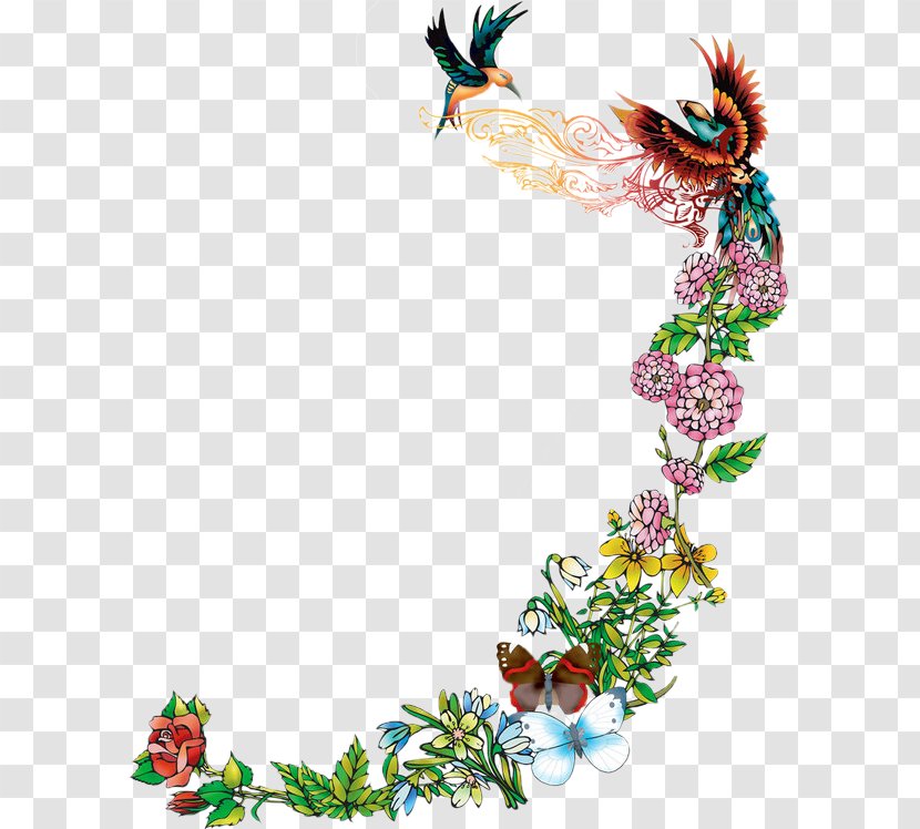 DeviantArt Floral Design Rice - Leaf - Bird Watercolor Transparent PNG