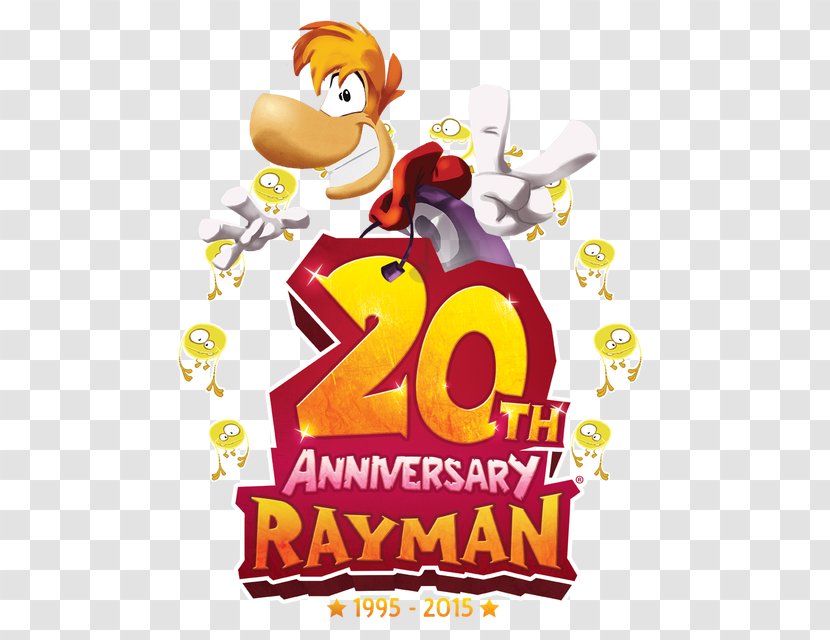 Rayman Origins Legends Adventures M - Ubisoft - 20th Anniversary Transparent PNG