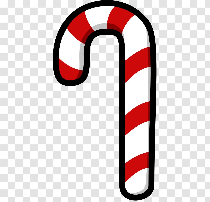 Candy Cane Ribbon Taffy Clip Art - Walking Stick - Cartoon Pictures Of Transparent PNG