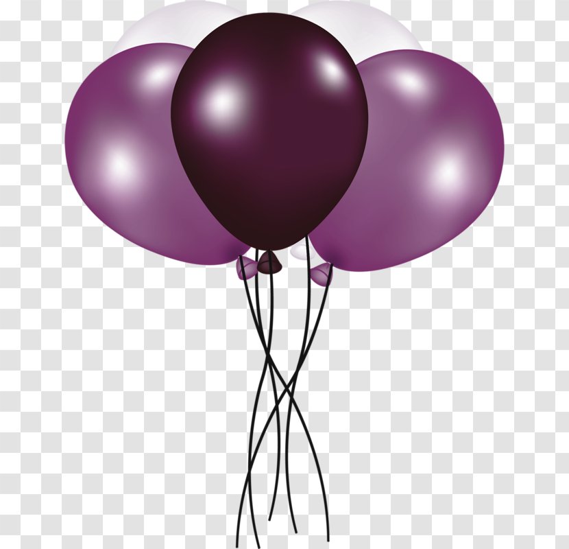 Hot Air Balloon Birthday Toy Clip Art - Purple Transparent PNG