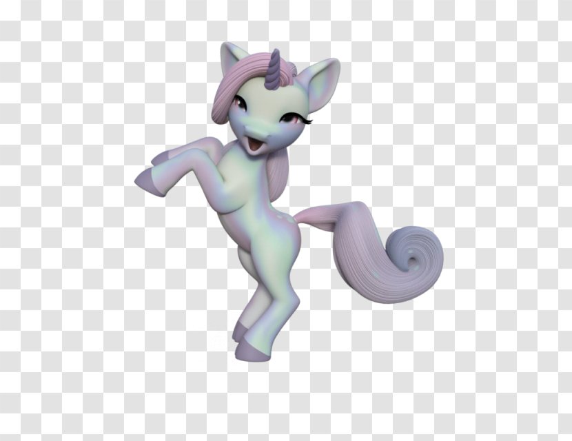 Unicorn - Purple - Tail Transparent PNG