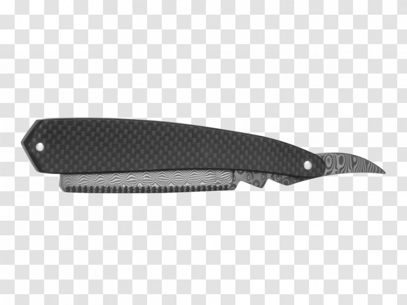 Utility Knives Knife Straight Razor Damascus Transparent PNG