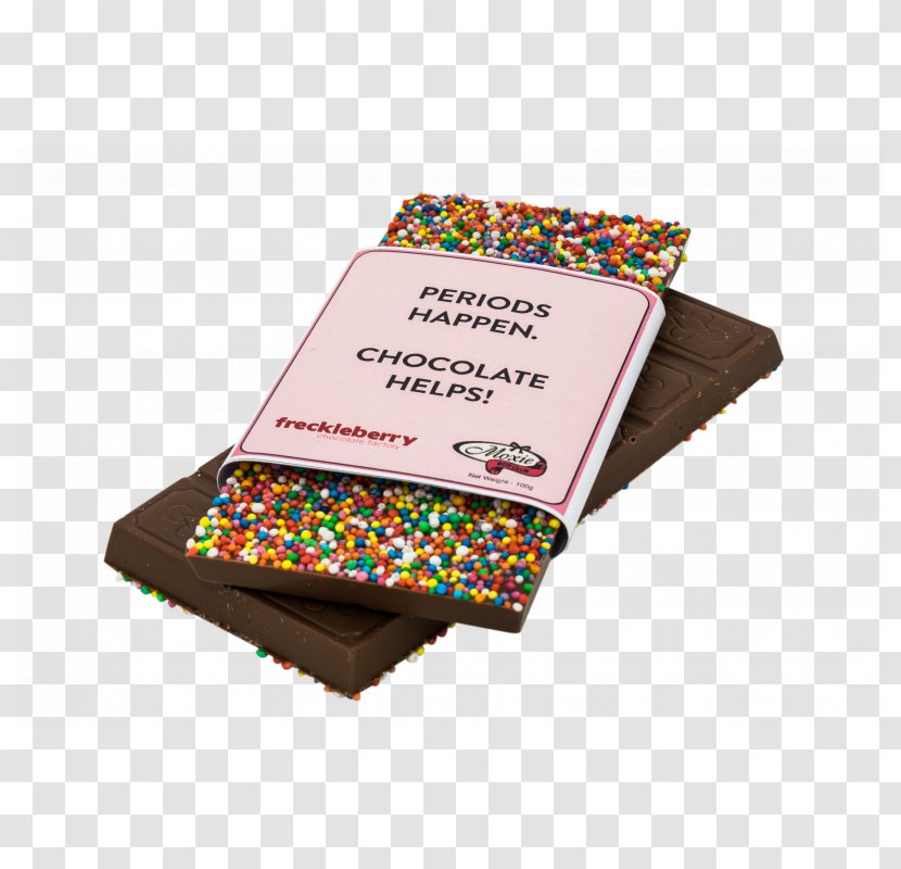 Chocolate Bar White Milk - Freckleberry Factory - Candy Sprinkles Transparent PNG
