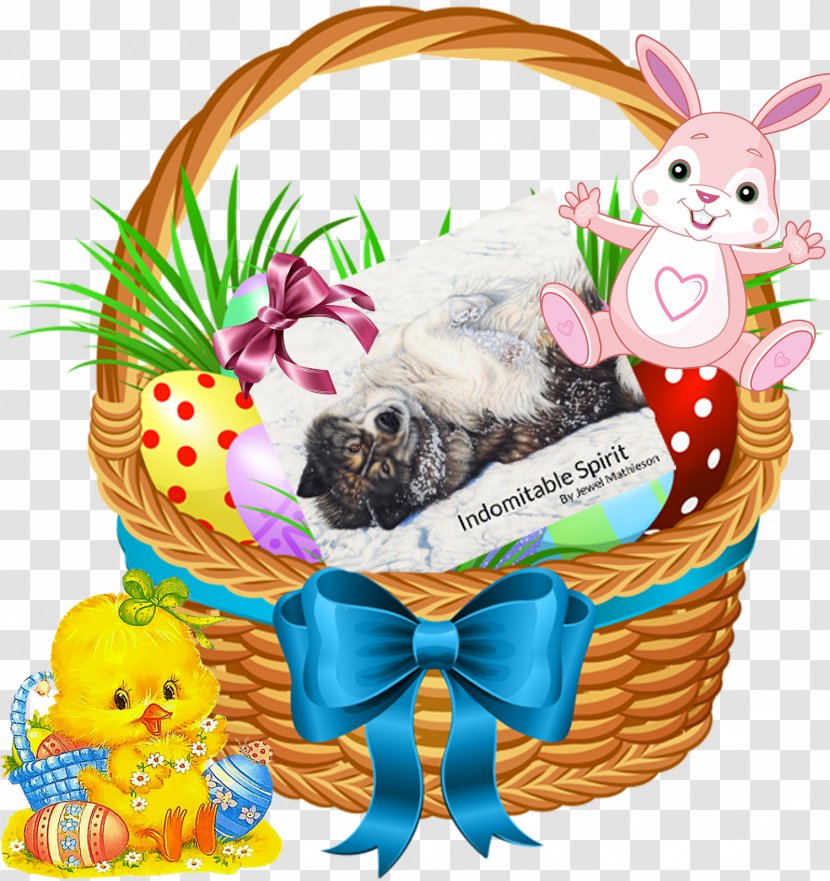 Easter Bunny Basket Red Egg Transparent PNG