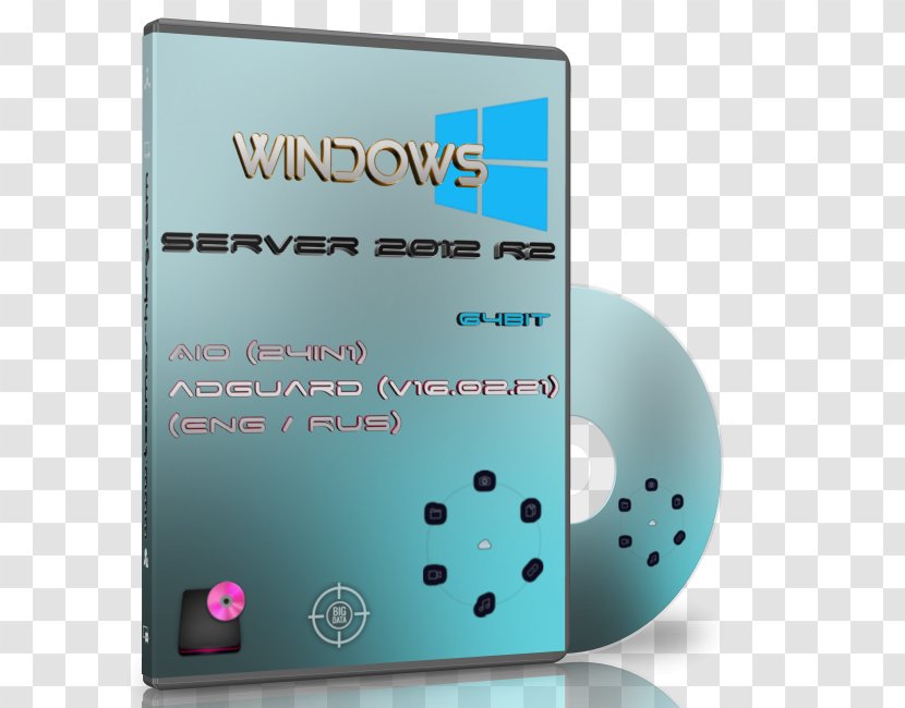 Windows Server 2012 R2 X86-64 7 Transparent PNG