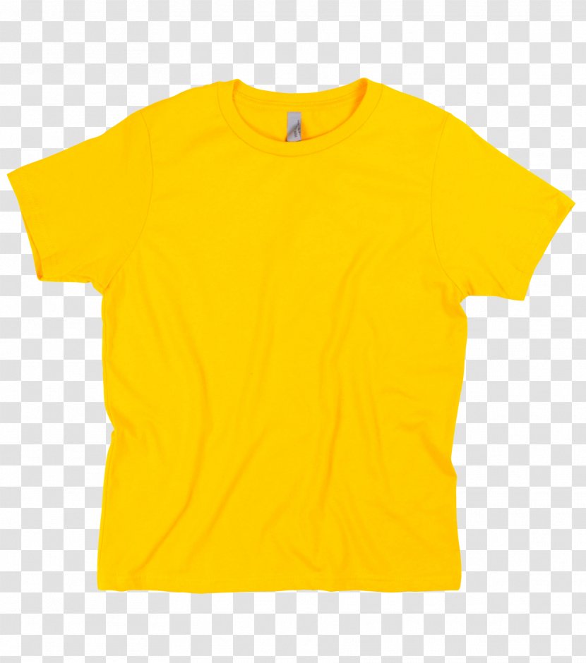 Printed T-shirt Polo Shirt Sleeve - Yellow Transparent PNG