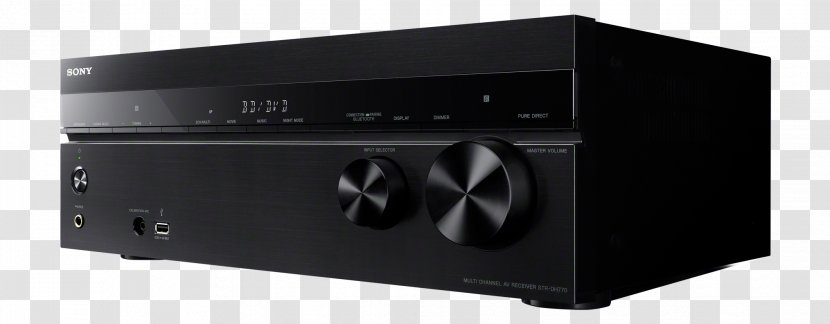 AV Receiver Sony STR-DH550 4K Resolution Radio - Highdefinition Television Transparent PNG