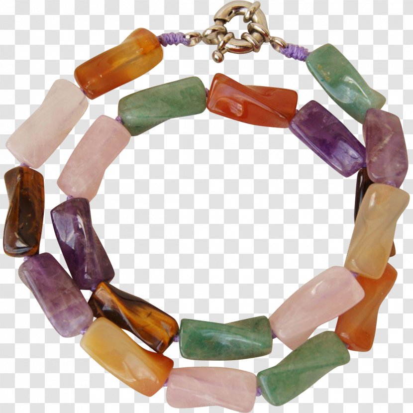Turquoise Gemstone Rose Quartz Necklace Bead - Bracelet Transparent PNG
