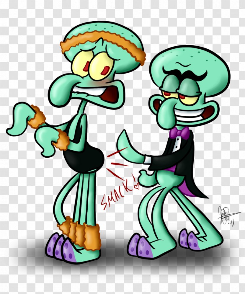 Clip Art Squidward Tentacles Octopus Image - Fictional Character Transparent PNG