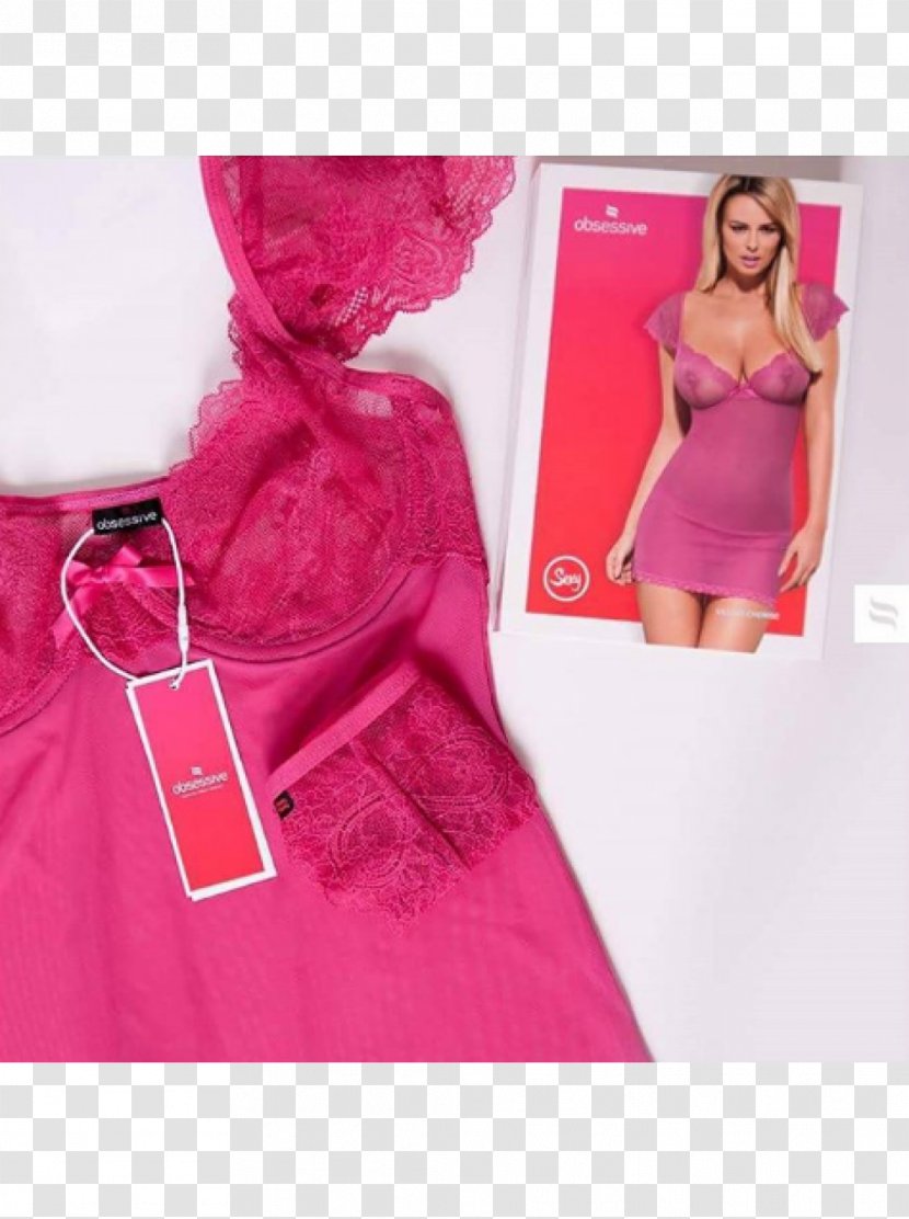 Pink M Shoulder Dress RTV Transparent PNG