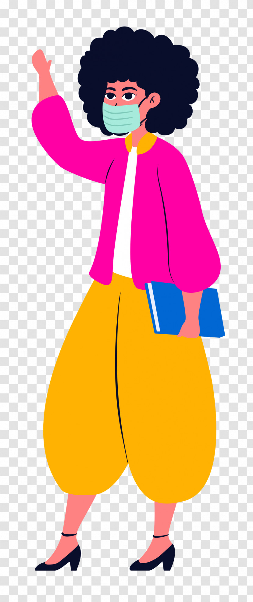 Girl With Mask Girl Mask Transparent PNG