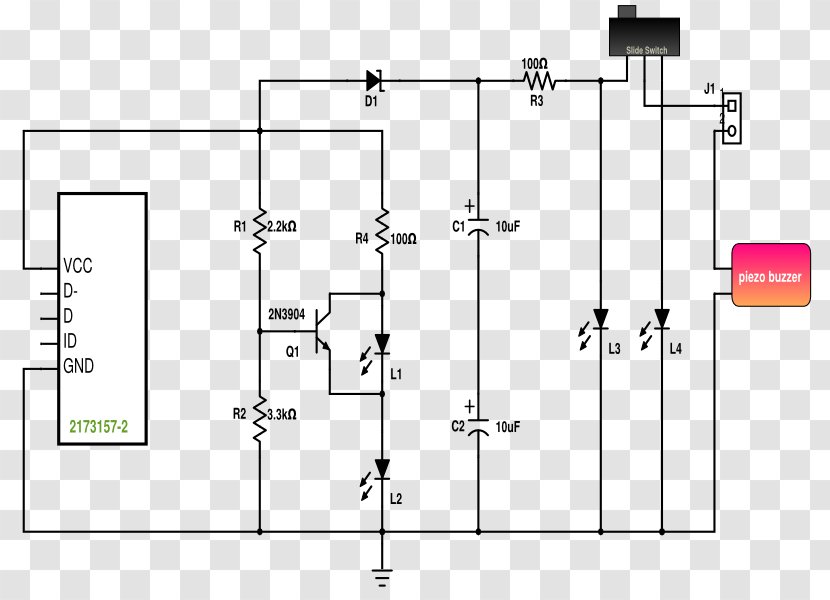 Diode Electrical Network Line - Area - Design Transparent PNG