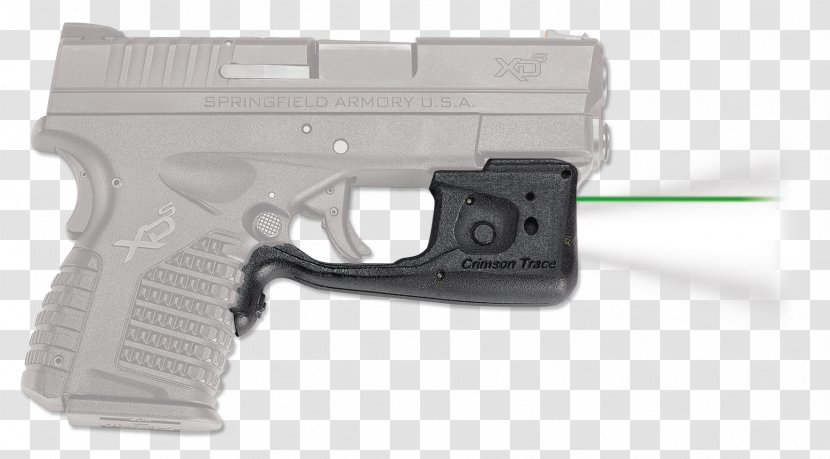 Springfield Armory National Historic Site HS2000 Crimson Trace Laser Sight - Air Gun - Shooting Traces Transparent PNG