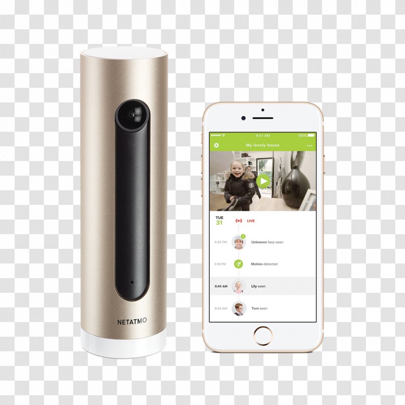 Netatmo Welcome Facial Recognition System Home Security Wireless Camera Transparent PNG