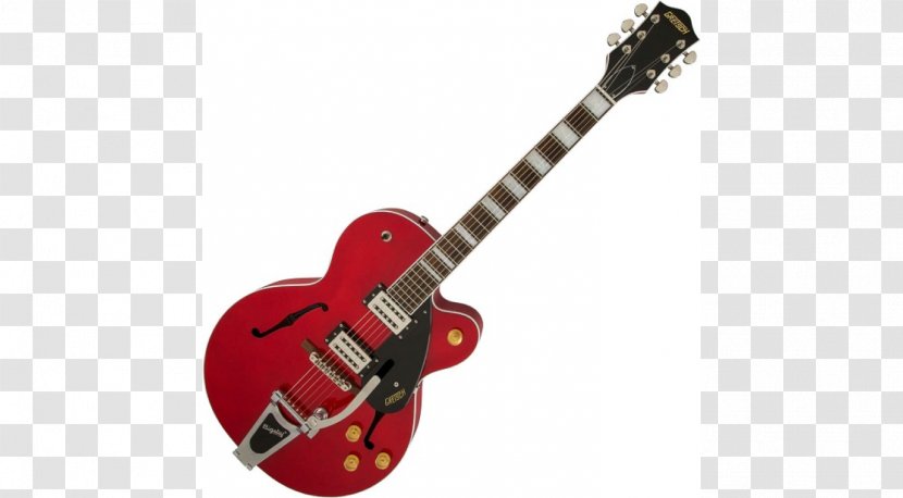 Gretsch Archtop Guitar Semi-acoustic Musical Instruments - Sound Hole Transparent PNG