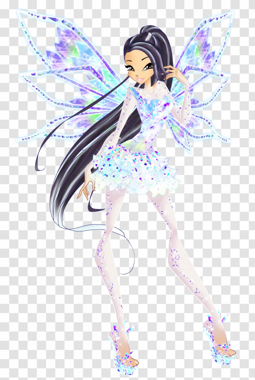 Fairy Tecna Bloom DeviantArt Tynix Transformation - Watercolor - In Full Transparent PNG