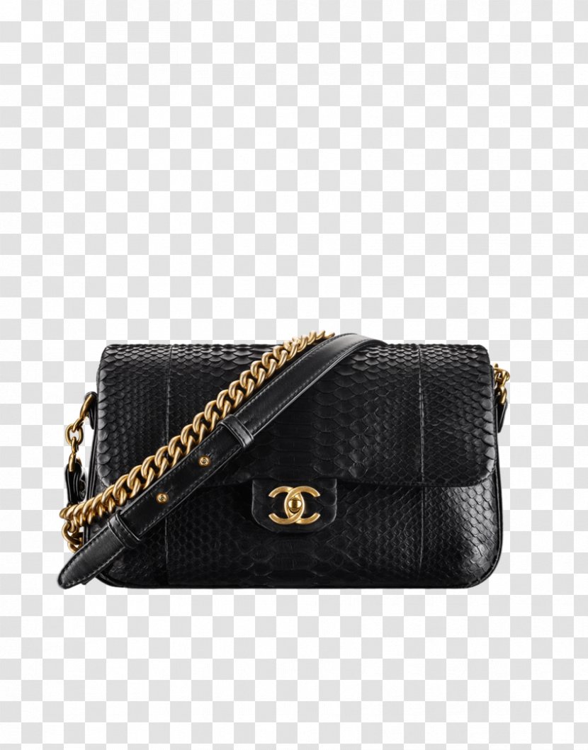 Chanel Handbag Calfskin Bag Collection - Black - Brooch Transparent PNG