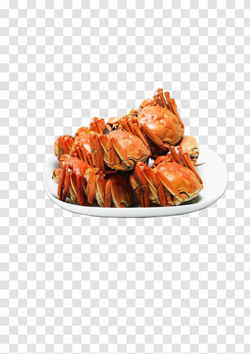Panjin Yangcheng Lake Large Crab Chinese Mitten - Meat - A Transparent PNG