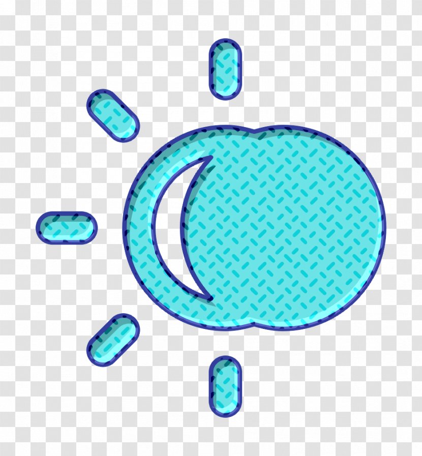 Eclipse Icon - Aqua - Azure Turquoise Transparent PNG
