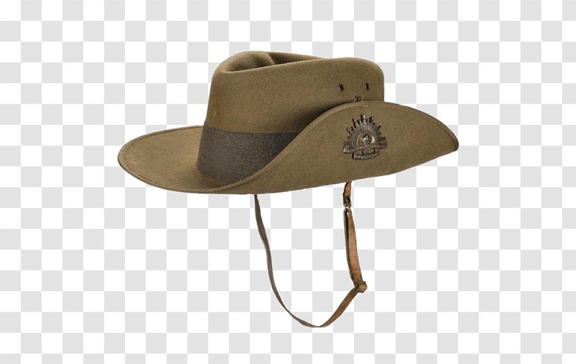Slouch Hat Gallipoli Campaign Landing At Anzac Cove Australian And New Zealand Army Corps - Sun Protective Clothing Transparent PNG