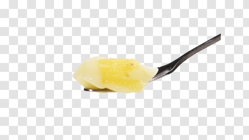 Yellow Spoon Material - The Pudding Transparent PNG