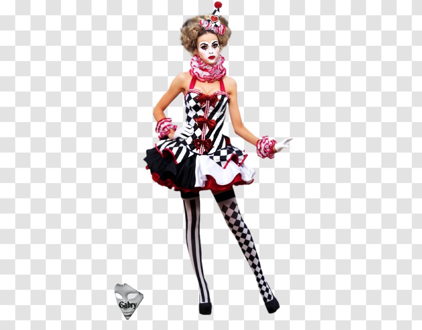 Costume Harlequin Clothing Disguise Skirt - Halloween - Clown Transparent PNG