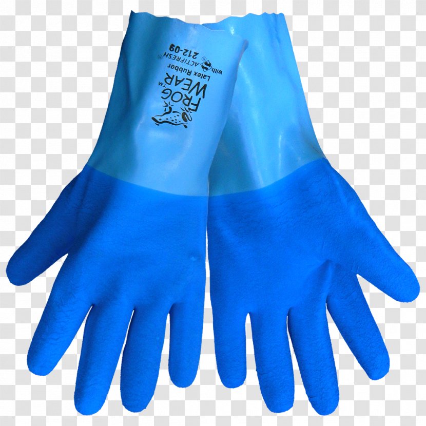 Medical Glove Cobalt Blue Evening - Electric - Natural Rubber Gloves Transparent PNG