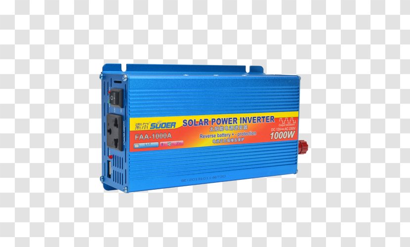 Power Inverter Uninterruptible Supply Transformer - Electronic Device - Saul Blue Inverters Transparent PNG