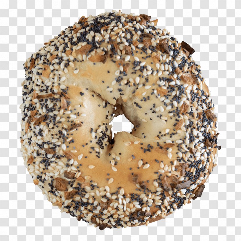 Everything Bagel Lox Cream Cheese Donuts - Bread - Poppy Seed Cobs Transparent PNG